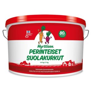 Perinteiset suolakurkut 7kg