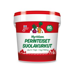 Perinteiset suolakurkut 550g