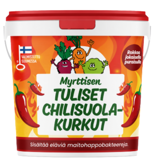 Tuliset chilisuolakurkut