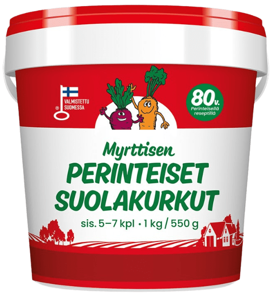 Myrttisen Suolakurkut 550g purkki