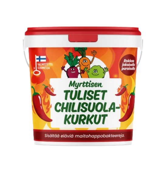 Tuliset chilisuolakurkut